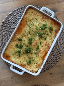 Veggie Shepherd’s Pie mit Sonnenblumenhack